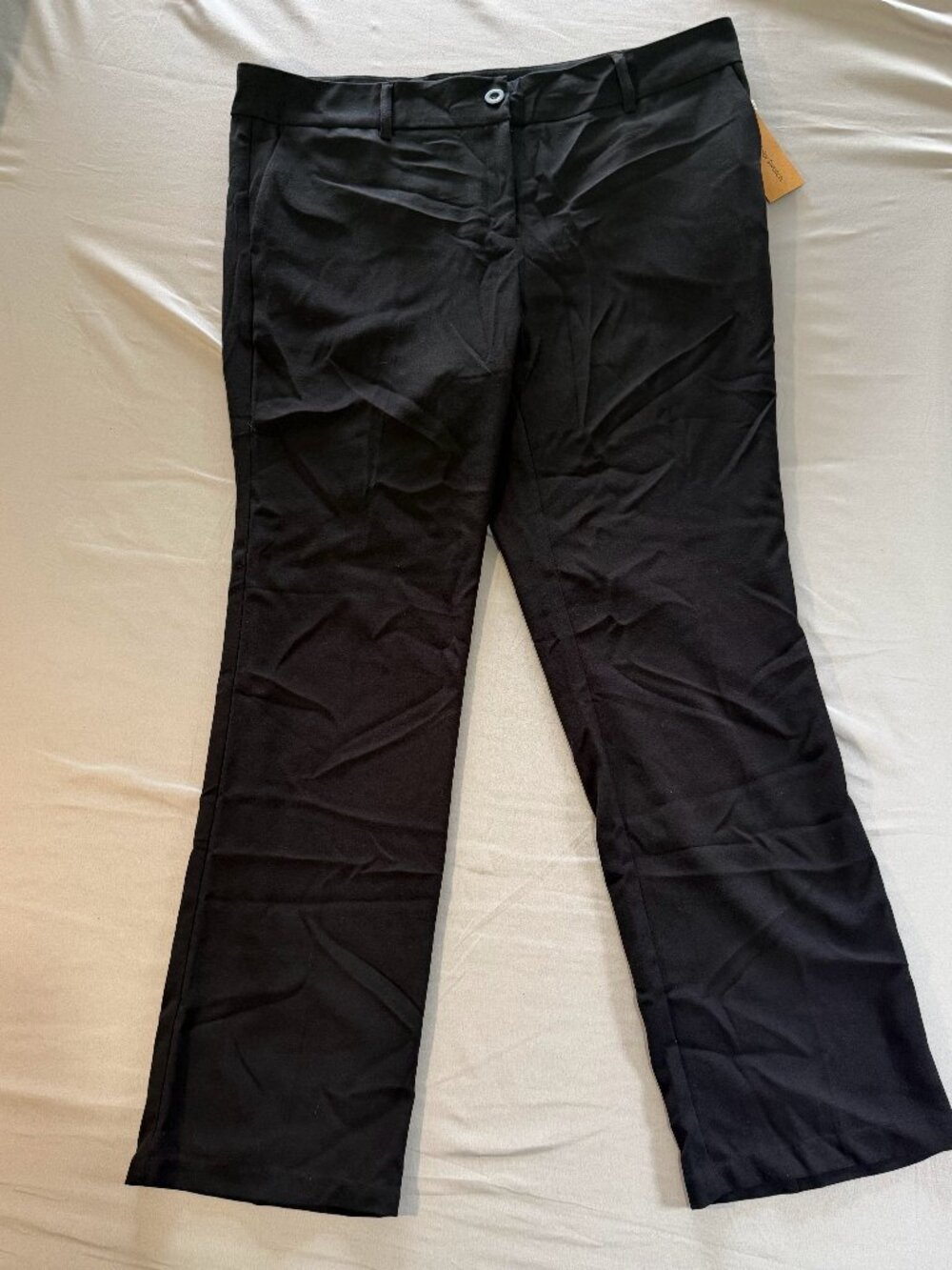 Color Swatch Women’s Dress Pants Lightweight Front Pockets Black 3X New w/ Tags